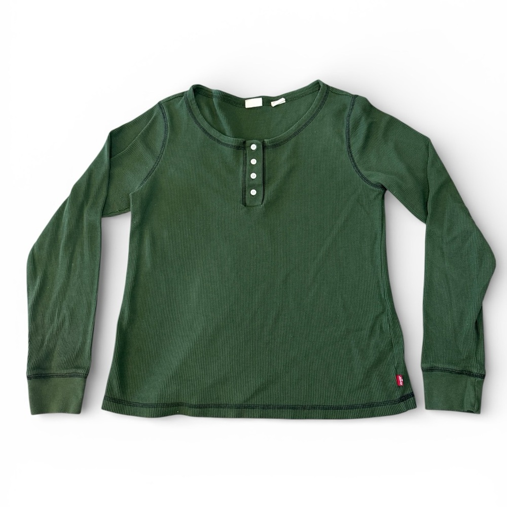 Levi's Forest Green Long Sleeve Tee